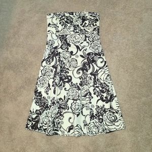 womens B Darlin strapless flower dress